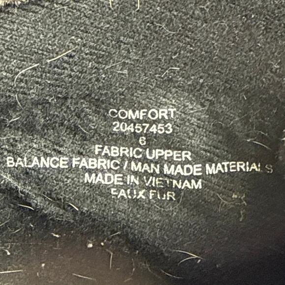 Steve Madden Women's Black Sherpa Faux Fur Lace-up Block Heel Winter Boots Sz 6 - Picture 7 of 7